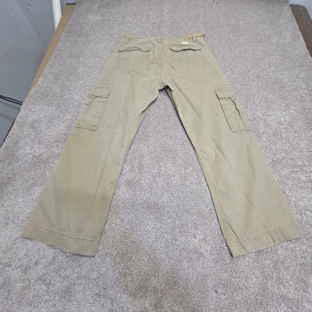 Baggy Y2K Relaxed Loose Levi Strauss Signature Honestly Made 34x30 Cargo Khaki